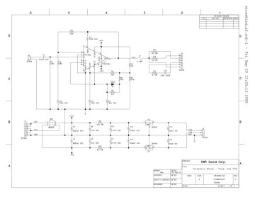 Strawberry Blonde Power Amp ;Rev E schematic circuit diagram